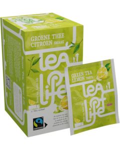 Tea of Life Groene thee citroen, fairtrade 1.5gr (100 zakjes)