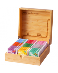 Tea of Life theekist bamboe 9 vaks zonder inhoud